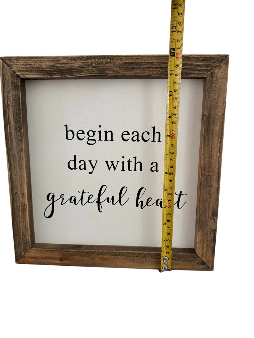 Rustic Farmhouse Wall Art Set Be Kind Grateful Heart Wood Signs - Picture 7 of 8